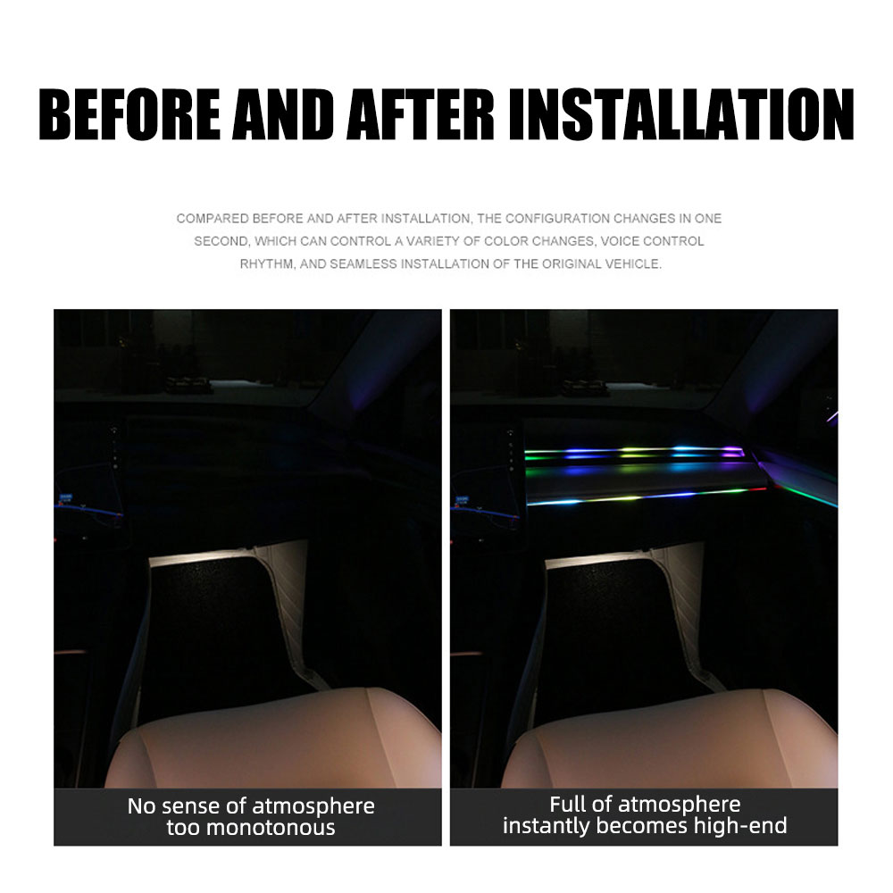 6/10 в 1, автомобильные светод – обзор и цена Led Ambient Interior Car Lights App Control