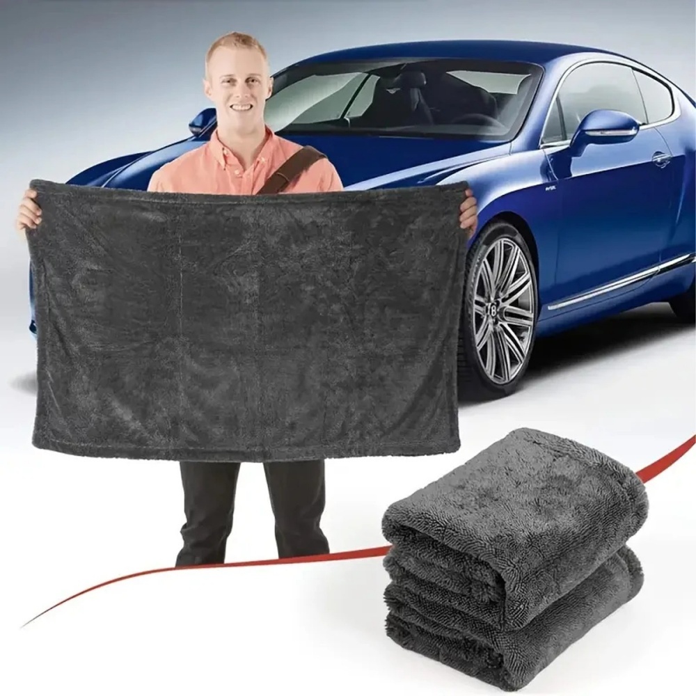 Большое темно-серое автомобиль – обзор и цена Microfiber Car Drying Towel Super Absorbent