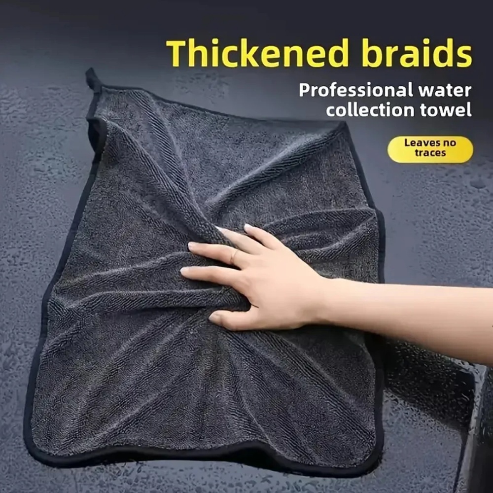 Большое темно-серое автомобиль – обзор и цена Microfiber Car Drying Towel Super Absorbent