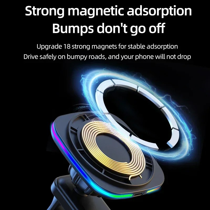 Беспроводное магнитное автомоб – обзор и цена Magnetic Phone Holder For Car Vent