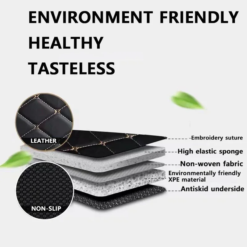 Кожаные автомобильные коврики  – обзор и цена Car Floor Mats Universal Waterproof Leather