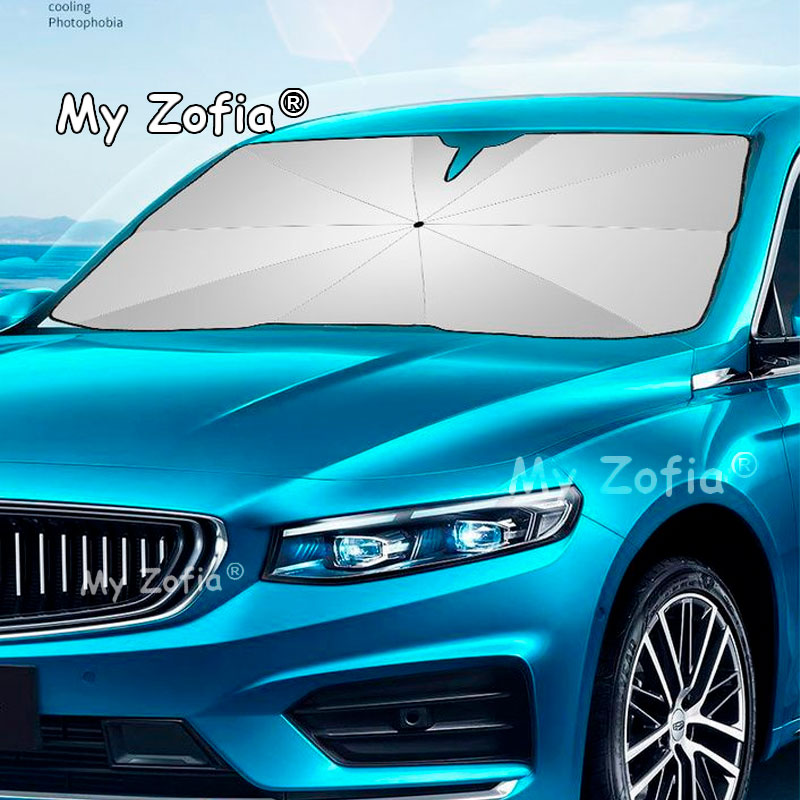 Солнцезащитный складной зонт-ш – обзор и цена Car Sunshade Windshield Umbrella Foldable