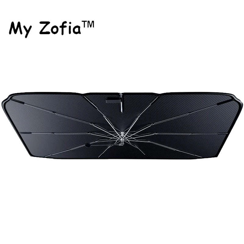 Солнцезащитный складной зонт-ш – обзор и цена Car Sunshade Windshield Umbrella Foldable