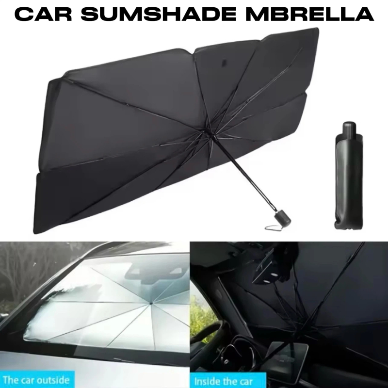 Складной зонт-солнцезащита для – обзор и цена Car Sunshade Windshield Umbrella Foldable