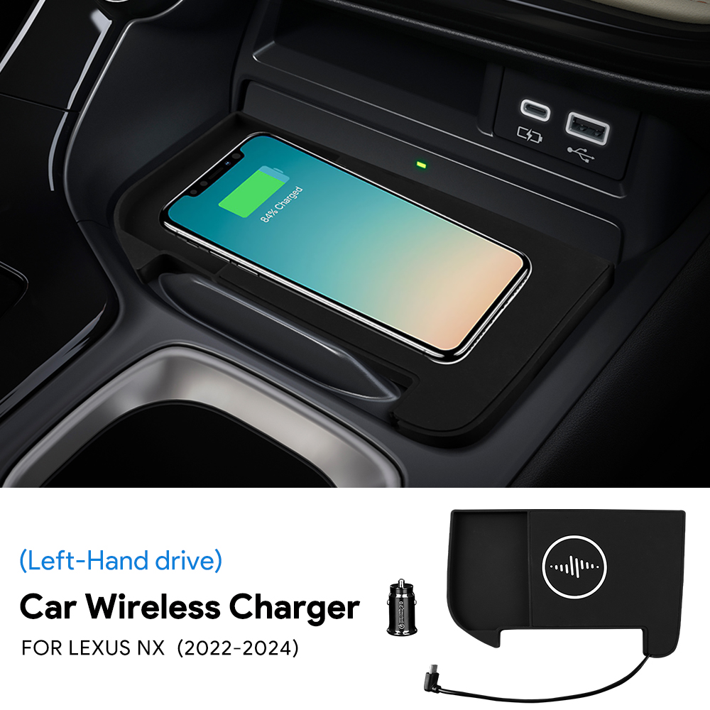 Для Lexus NX 2022-2026 350H NX – обзор и цена Wireless Car Charger Mount Fast Charging