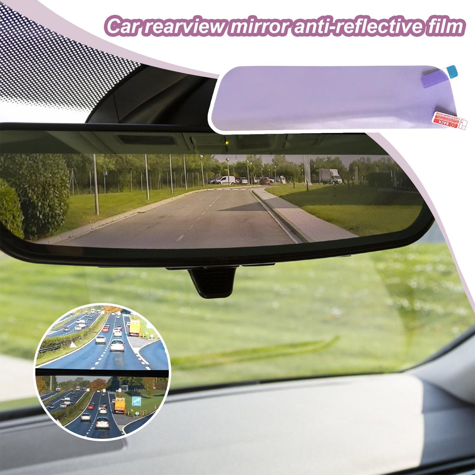 Антибликовая пленка для зеркал – обзор и цена Anti Glare Car Rearview Mirror Film