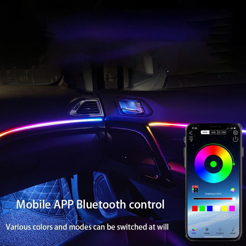 Автомобильные светодиодный све – обзор и цена Led Ambient Interior Car Lights App Control