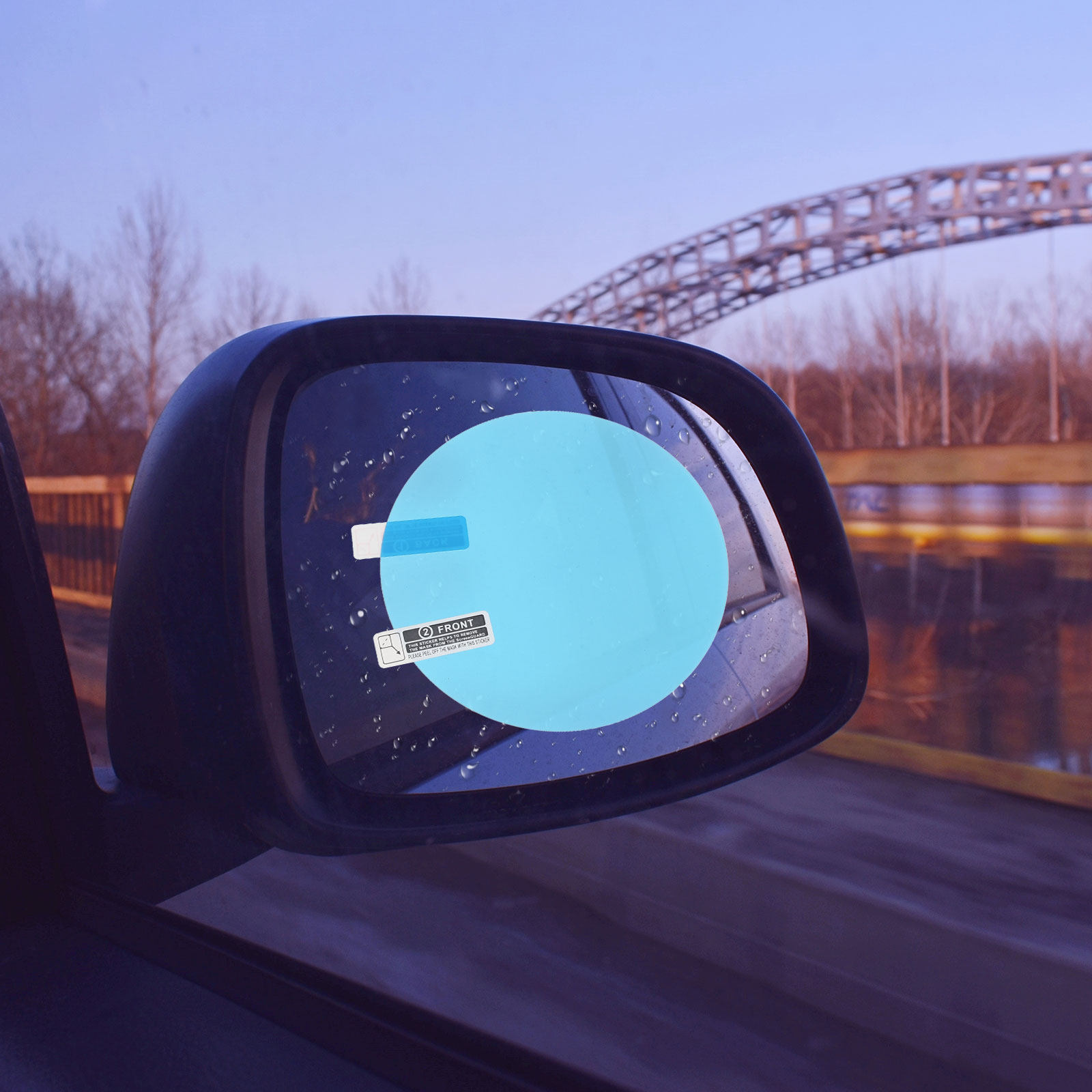 1 пара пленок для автомобильны – обзор и цена Anti Glare Car Rearview Mirror Film