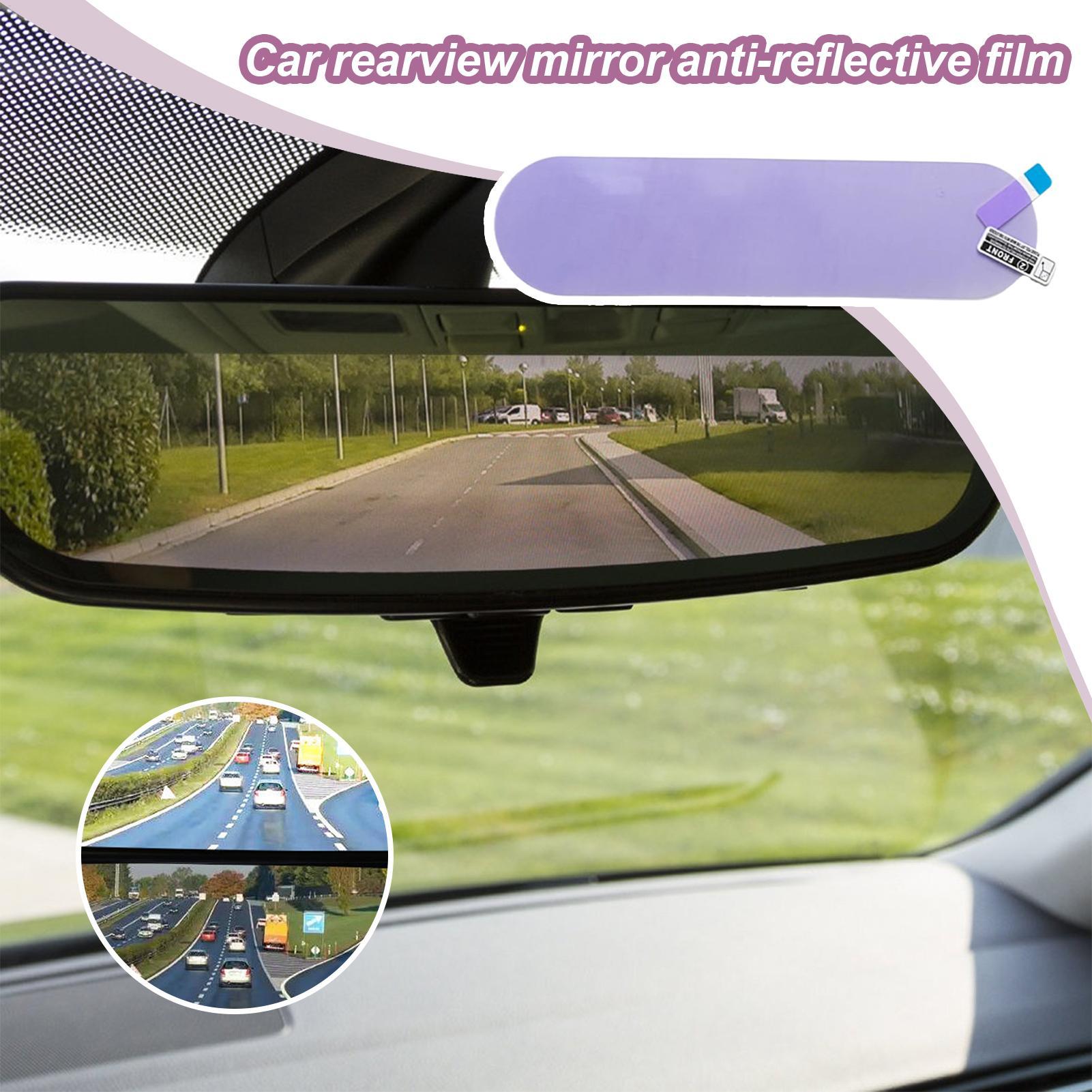 Антибликовая пленка для зеркал – обзор и цена Anti Glare Car Rearview Mirror Film